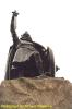 Unorthodox view of the Alfred statue